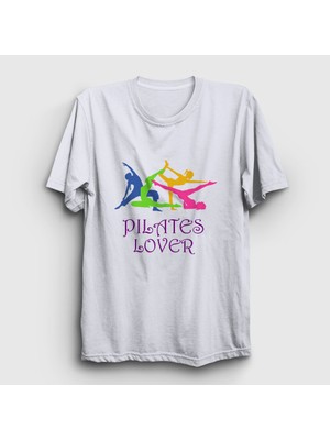 Presmono  Beyaz Lover Hediye Pilates T-Shirt
