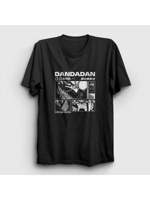Presmono   Siyah Poster Anime Dandadan T-Shirt