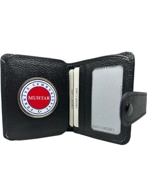 Muhtar Çıtçıtlı Cüzdan Hakiki Deri