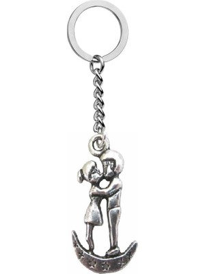 Herşey Nota Ay Üzerinde Aşk Sevgili 14 Şubat Hediye Çanta Süsü Veya Anahtarlık