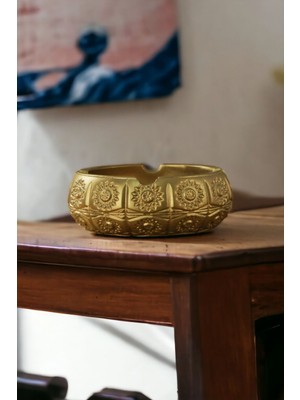 Küllük Kül Tablası Sigara Küllüğü Gümüş Eskitme Model 4