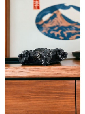 Küllük Kül Tablası Sigara Küllüğü Siyah Model 6