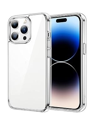 iPhone 14 Pro Max Şeffaf Kılıf 14 Pro Max (6.7') Şeffaf Silikon Kılıf Transparent iPhone 14 Pro Max Kılıfı Şeffaf