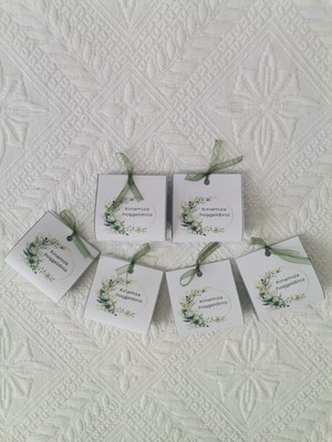 İ&DBABY Özel Tasarım Hazır Paketlenmiş Kınamıza Hoşgeldiniz Yazılı  Dağıtmalık Kına