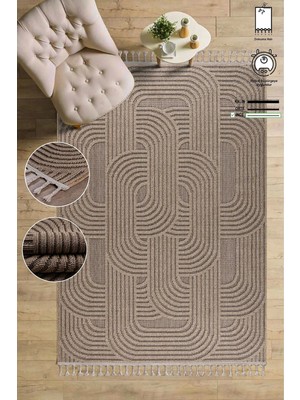 Simerev Halı Bukle Dokuma Ince Saçaklı Salon Mutfak Oturma Odası Halısı Yoluk Antre Çocuk Yatak Odası Kilim Halı