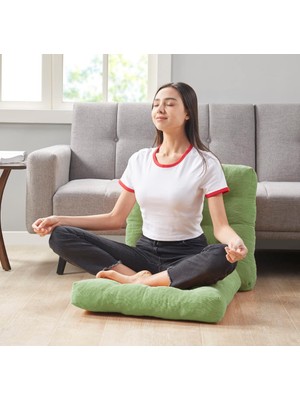 Dekoratif Rual Yer Oturma & Paleti Minderi 55 x 55 x 10  cm  Yoga Minderi Bahçe Balkon Minderi