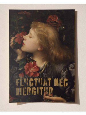 Fluctuat Nec Mergitur - Modern Pop Art Dame Ellen Terry Çerçeveli-Çerçevesiz Poster