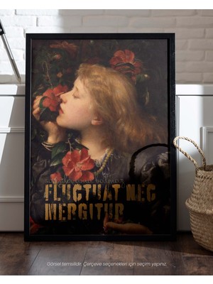 Fluctuat Nec Mergitur - Modern Pop Art Dame Ellen Terry Çerçeveli-Çerçevesiz Poster