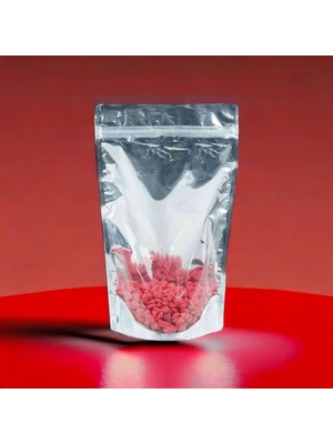 Konak Ambalaj Şeffaf Metalize Kilitli Doypack 130x225x70 mm 25 li Paket