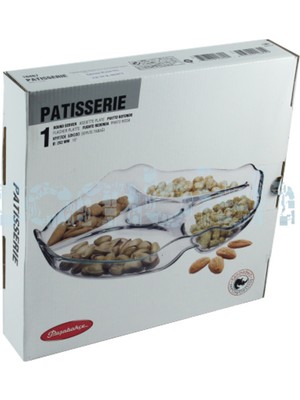 Paşabahçe Patisserie Bölmeli Çerez ve Kahvaltı Tabağı 10467 25 cm