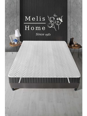 Melis Home Kapitone Sıvı Geçirmez Alez, 4 Köşe Lastikli 150X200