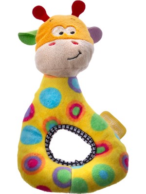 Babyjem Bebek Oyuncak, Desenli Yumuşak Sarı Zürafa