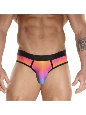 Mulvix Mulvxbrf BRF02 Gökkuşağı Desenli Erkek Çamaşır (Mulvix)