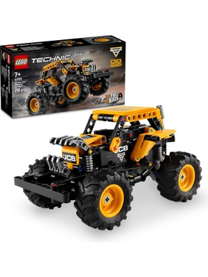 LEGO Technic Monster Jam Dıgatron Çek–bırak Oyuncak Kamyon – Yaratıcı Oyunları Seven 7 Yaş ve Üzeri Erkek ve Kız Çocukları Için Araç Yapım Seti, Hediye Fikri 42199 (218 Parça)