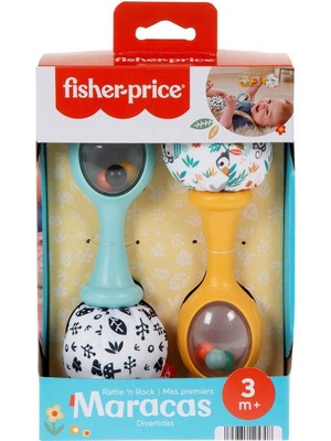 Fisher-Price Neşeli Marakas Diş Kaşıyıcıları Eğlenceli Tasarım BPA İçermeyen Güvenli Materyal