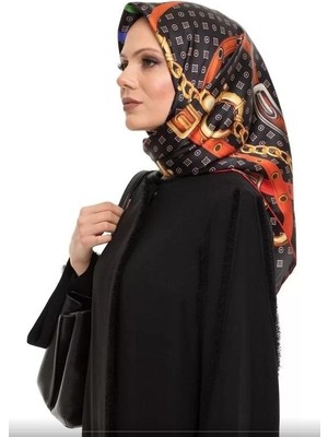 La Boutique Laboutigue Classıcal Sura  Ipek  Eşarp 1562-01