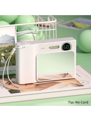 Zigver Yeni 4K Dijital Kamera 1080P Hd Seyahat Kameraları Öğrenciler Için 48 Megapiksel Fotoğraf Mini Retro Ccd  Beyaz