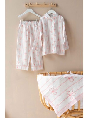 Pijama Takımı - Kurdele / Pembe