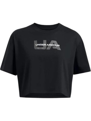 Under Armour 1386846 Ua W Boxy Crop Branded Kadın T-Shirt