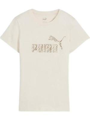 Puma Essential Animal Kadın Krem Tişört (681490-87)