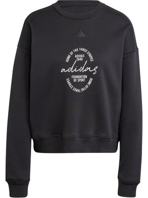 adidas W Bluv Q3 Swt Kadın Sweatshirt IY1458