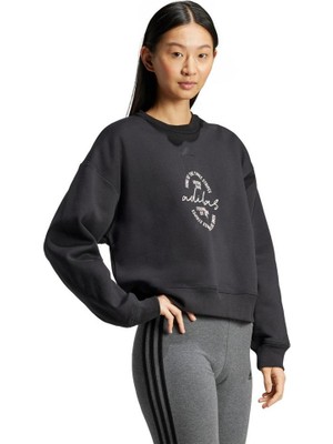 adidas W Bluv Q3 Swt Kadın Sweatshirt IY1458