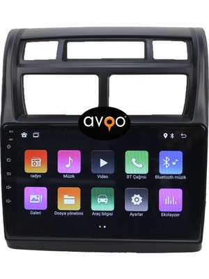 Smart Go Kia Sportage Old 2005/2010 Siyah 9 Inç 6-64