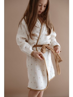 Tba Collection Müslin Bornoz | Daisy Leaves