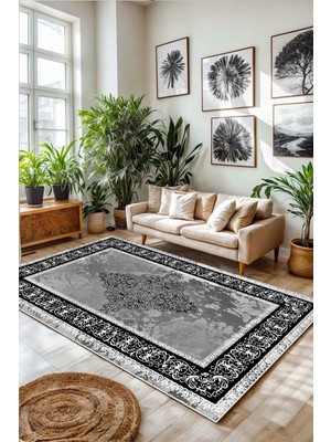 Nova Century Konspet Tasarım Dijital Baskılı Dot Taban Salon-Mutfak-Yatak Odası Halısı