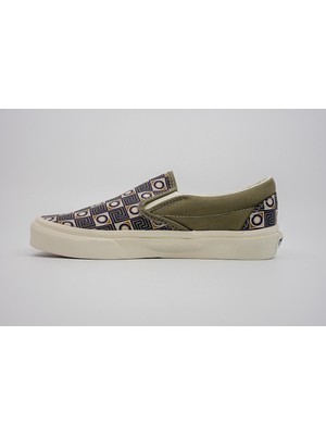 Vans Ua Classic Slip-On  Yeşil Unisex VN0A7Q5DOLV1