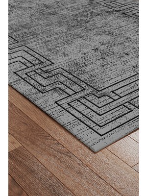 Alina Carpet Eco Touch Serisi Dijital Baskı Kaymaz Tabanlı Yıkanabilir Salon Halısı Mutfak Halısı Koridor Halısı