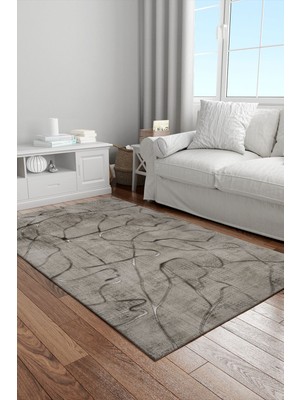 Alina Carpet Eco Touch Serisi Dijital Baskılıkaymaz Tabanmutfak-Salon Halısı ve Yolluk