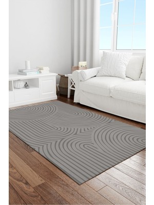 Nova Century ZEUR0047 Dijital Baskılı Makinede Yıkanabilir Kaymaz Taban Leke Tutmaz Mutfak-Salon Halısı ve Yolluk