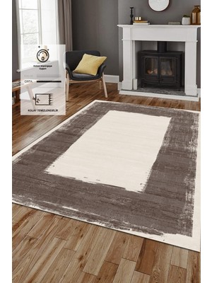 Alina Carpet Eco Touch Serisi Kaymaz Taban, Makinada Yıkanabilir, Dijital Baskılı, Modern Halı