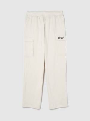 Erkek Kırık Beyaz Gap Logo Vintage Soft Kargo Pantolon