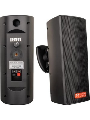 Magıcvoıce Mv-26 2*7.5 cm 50 Watt 2li Takım Siyah Trafolu Sütun Hoparlör