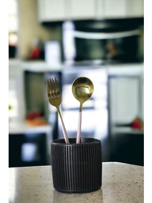 Metafox Tezgah Kaşıklık Modern Tezgah Üstü Kaşıklık Dekoratif Dik Kaşıklık Beyaz Renk