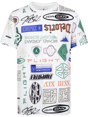 Nıke Jordan Jdb Mj Ess Aop Ss Tee Erkek Çocuk Tişört