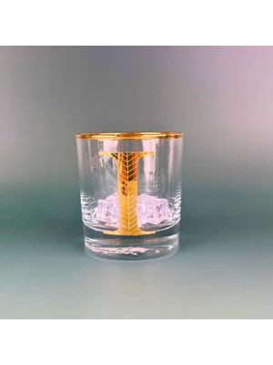 Perlotus I Harfli Gold Altın Yaldızlı Viski Kadeh Bardak Jumbo Serisi
