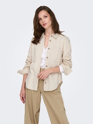Only Kadın  Pamuk Slim Fit Kot Gömlek - 15338783