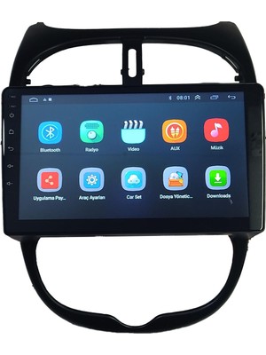 Smart Go Peugeot 206 1999/2011 9 Inç 6-128