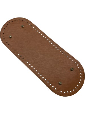 Elegantshop Deri Çanta Tabanı 12*31,5 Rivetli Oval Dikdörtgen