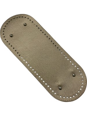 Elegantshop Deri Çanta Tabanı 12*31,5 Rivetli Oval Dikdörtgen