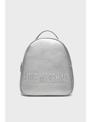 Love Moschino Logolu Ayarlanabilir Çift Askılı Sırt Çantası Bayan Sırt Çantası JC4197PP1MKD196B