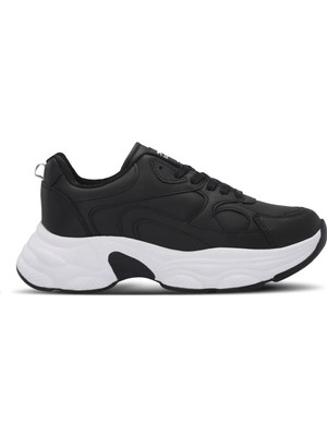 Slazenger ZUSA Kadın Sneaker Koşu & Yürüyüş Ayakkabısı Siyah / Beyaz