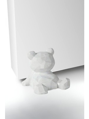 Evene Kapı Stoperi Beyaz Renk Dekoratif Kapı Tutucu Durdurucu Model 7