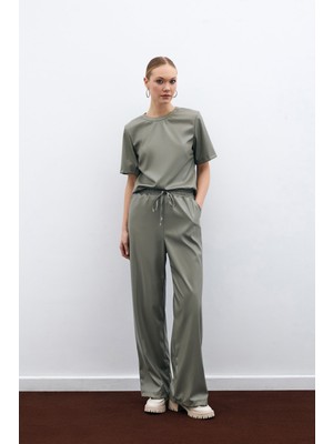 Salaş Deri Pantolon - Çağla Yeşili