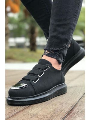 CH251 Sst Mirror Suede Erkek Ayakkabı Sıyah