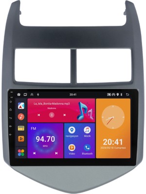 SmartGO Chevrolet Aveo Android Multimedya Sistemi (2012-2013) 6+64 GB  Wİ-Fİ (Yazılımsal)