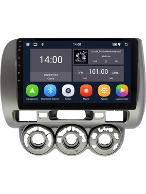 SmartGO Honda Jazz City Android Multimedya Sistemi (2002-2008) 4+64 GB